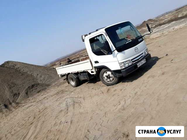 Песок, щебень, пгс, отсев до 3 тонн Иркутск - изображение 1