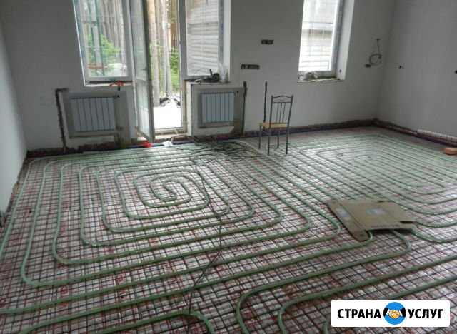 Теплый пол, установка отопления, бойлерные, котлы Балашиха - изображение 1