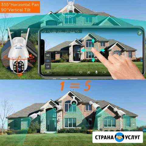 Установка видеонаблюдения Анапа