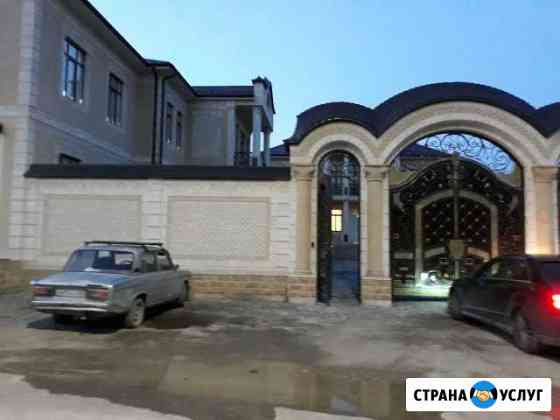 Облицовка домов с дагестанского камня Мескер-Юрт
