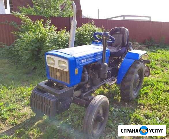 Вспашем Ваш участок мини трактором Кашира - изображение 1