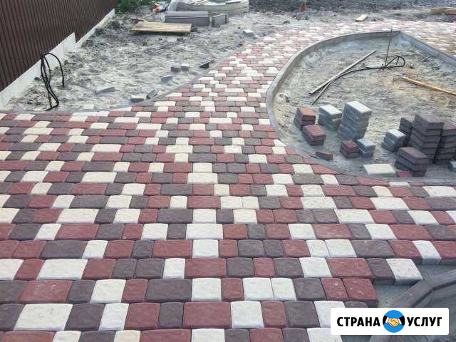 Укладка брусчатки, тротуарной плитки Самара - изображение 1