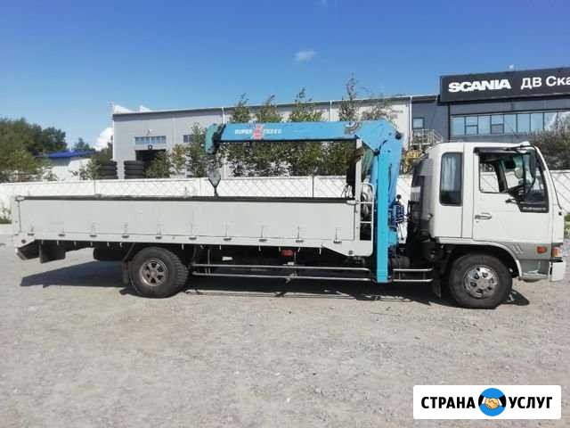 Услуги кранового манипулятора воровайка Хабаровск - изображение 1
