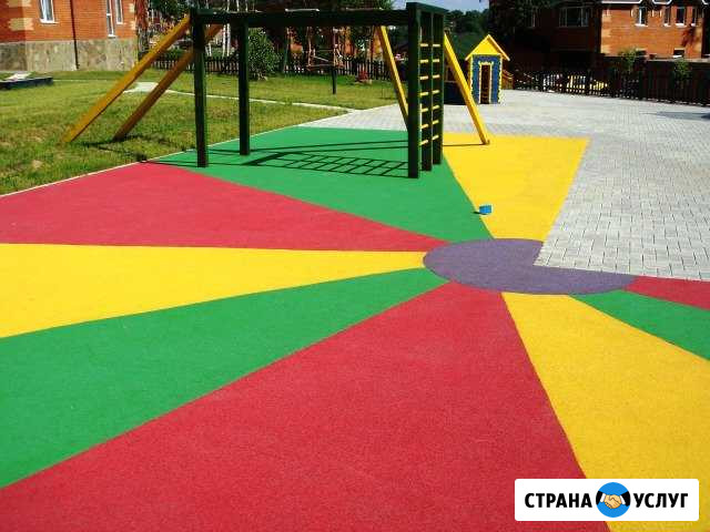 Резиновое Покрытие,резиновая крошка,детская площад Нижнекамск - изображение 1