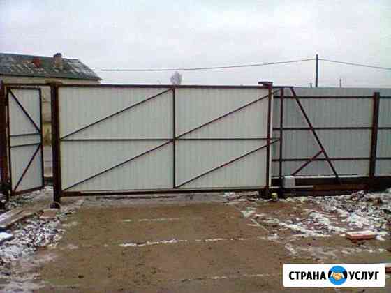 Откатные и распашные ворота, навесы, террасы и пр Великий Новгород