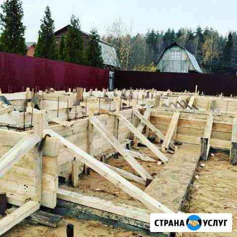 Фундаменты Отмостка Дома Раменское
