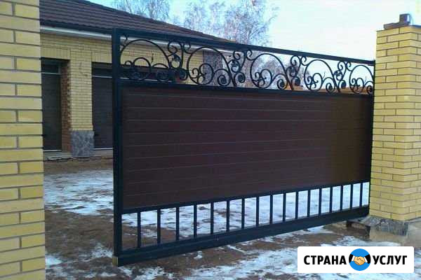 Ворота откатные раздвижные Людиново - изображение 1