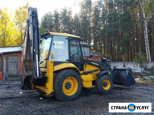 Услуги экскаватора погрузчика, гидромолот Заокский - изображение 1