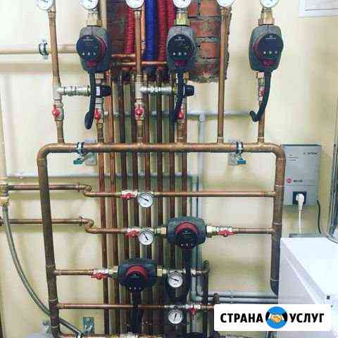 Отопление, тёплый пол, водоснабжение, канализация Тамбов