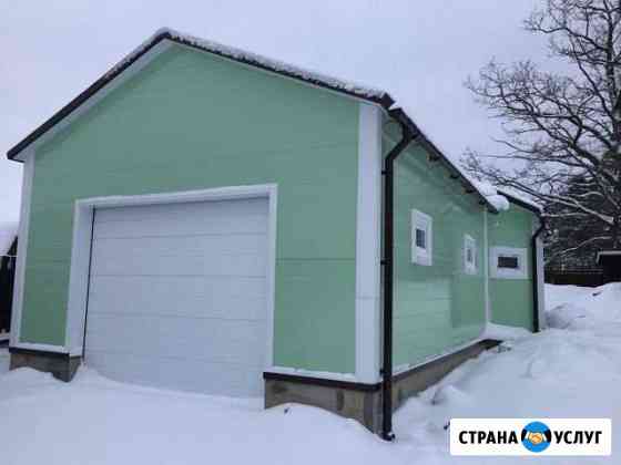 Строительство гаражей из сэндвич-панелей Бузулук