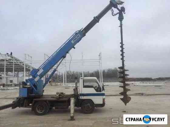 Буравые работы, буровая, бурение, ямобур Сочи