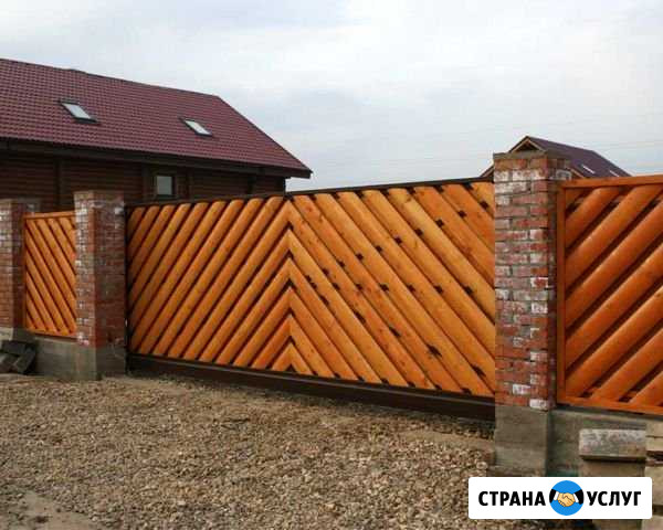 Установка деревянного забора Кунгур - изображение 1
