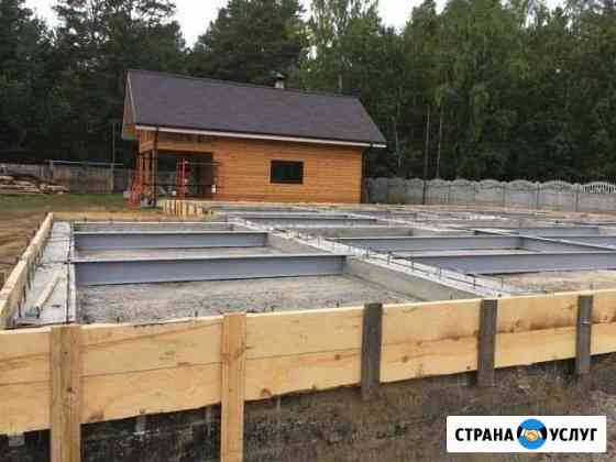Ленточный фундамент под ключ Красноярск
