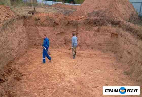 Ручная копка земли, траншей, фундаментов Оренбург