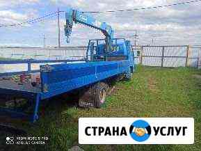 Грузоперевозки до 4тонн,кран борт,кузов5.5/215 Иркутск