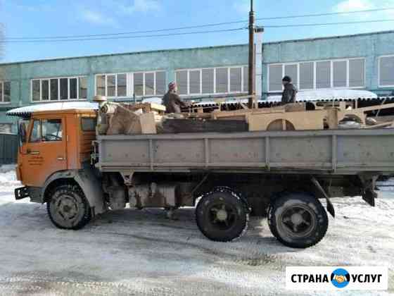 Вывоз мусора, веток, деревьев.Камаз самосвал Барнаул
