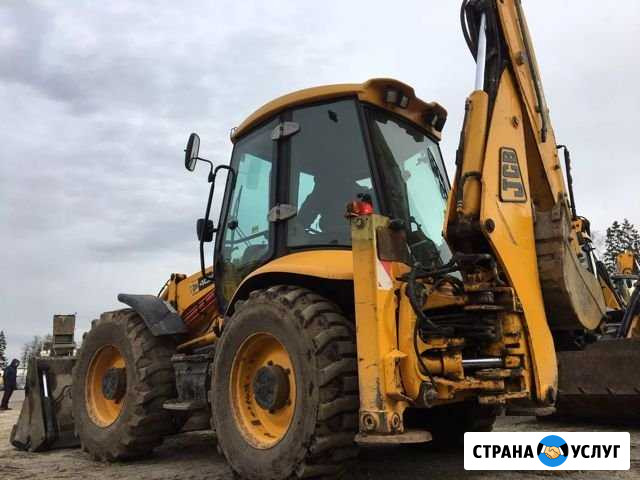 Аренда экскаватора-погрузчика, ямобура, гидромолот Омск - изображение 1