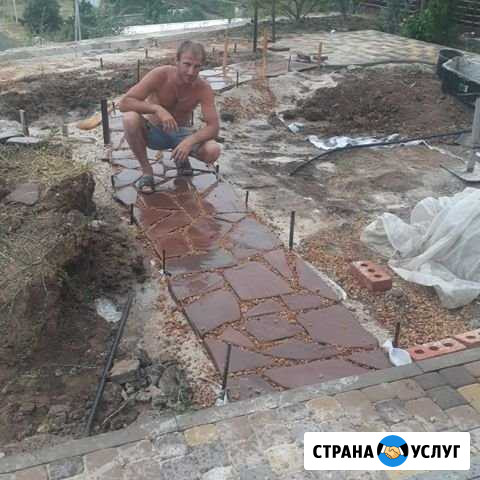 Укладка тротуарной плитки и пластушки Шахты - изображение 1