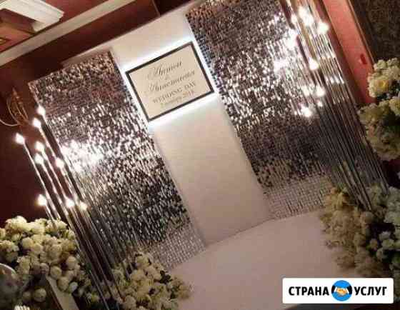 Фотозона из пайеток, фотозона, баннер на любое мер Чебоксары