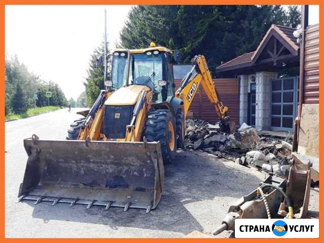 Аренда экскаватора погрузчика спецтехники Санкт-Петербург - изображение 1