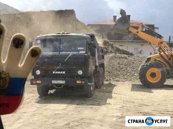 Аренда Камаз самосвал и экскаватора JCB Феодосия