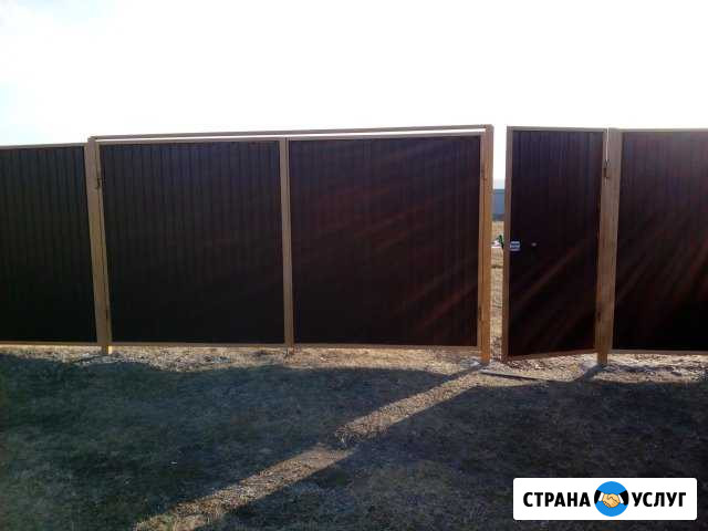 Заборы и Ворота из профнастила Иркутск - изображение 1