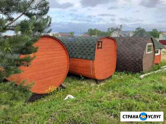 Бани-бочки напрямую с производства Ропша