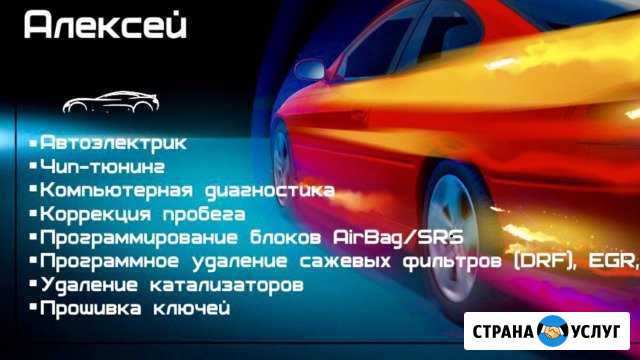 Чип тюнинг Ремонт щитка прибора и т.д. Диагностика Новомосковск - изображение 1