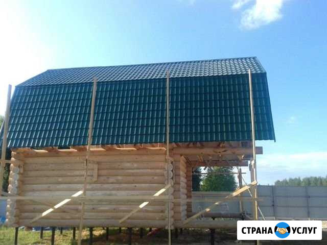 Рубим срубы из зимнего леса Лух - изображение 1