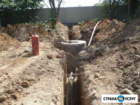 Водопровод, канализация - прокладка и ремонт Тула