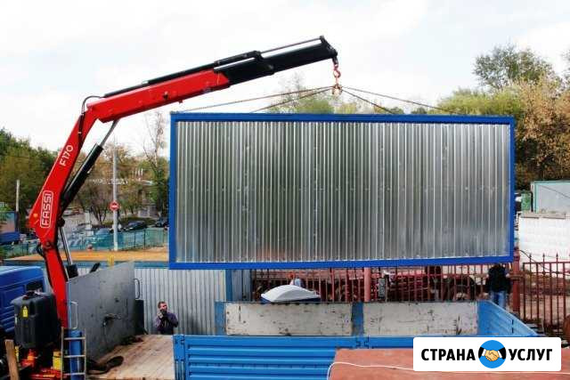 Кран манипулятор, в Томске и Северске, борт 10тн Северск - изображение 1