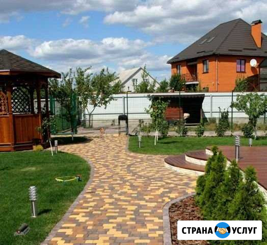 Укладка тротуарной плитки,бордюрного камня Волжский Волгоградской области - изображение 1