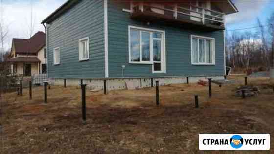 Подъем домов Санкт-Петербург