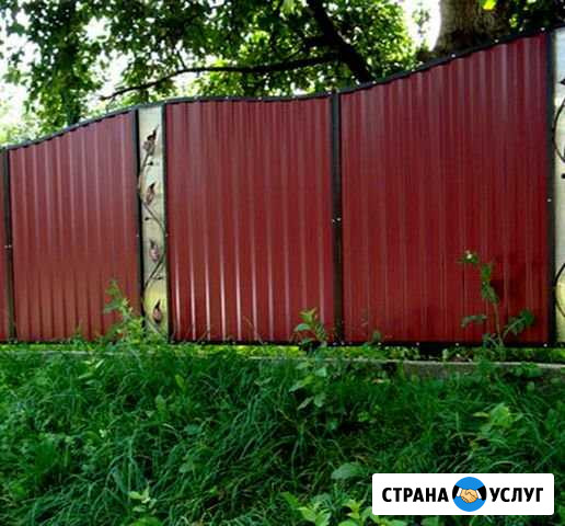 Заборы любой сложности под ключ ворота калитки по Тула - изображение 1