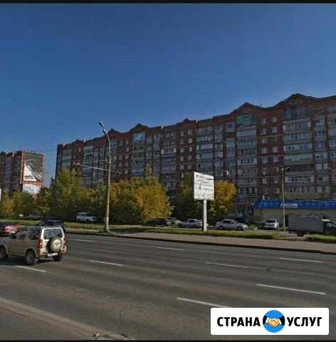 Рекламное место на фасаде дома Ижевск - изображение 1