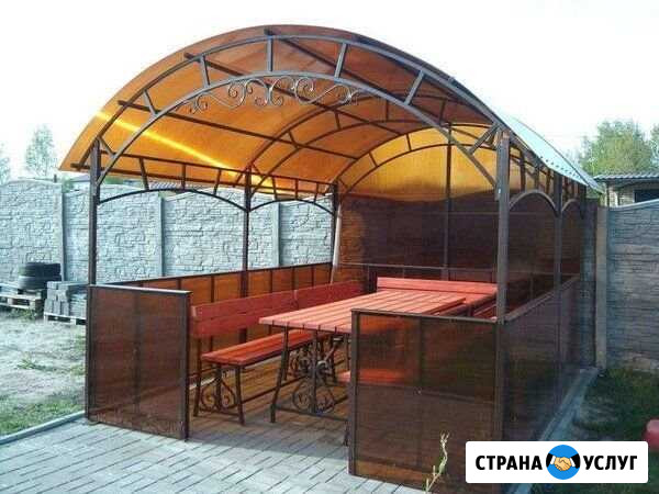 Навесы, беседки, терассы, мангалы Новомосковск - изображение 1