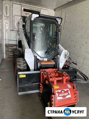 Услуги bobcat s570 с фрезой Улан-Удэ - изображение 1