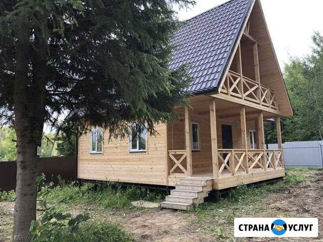 Наружная покраска дачного дома ЛМС - изображение 1