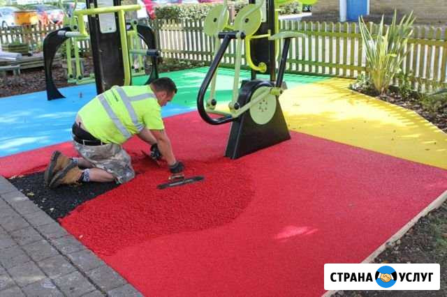 Благоустройство Укладка резиновой крошки Волоколамск - изображение 1