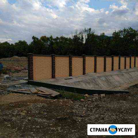 Еврозаборы из Бородыновки, бордюры, ворота, заборы Минеральные Воды