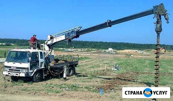 Буровая машина с телескопической стрелой, ямобур Ейск - изображение 1