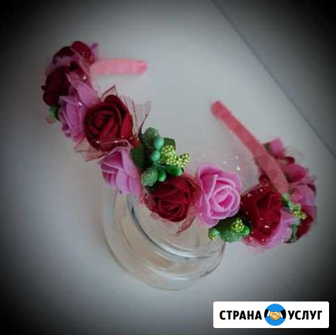 Украшения из лент) Ручная работа) Барнаул - изображение 1