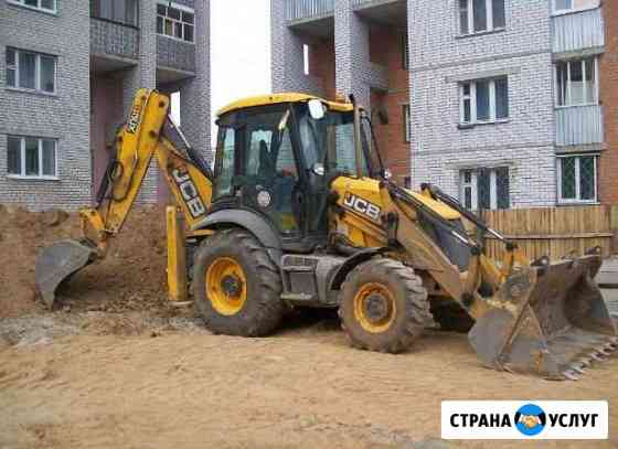 Аренда трактора-экскаватора JCB Москва