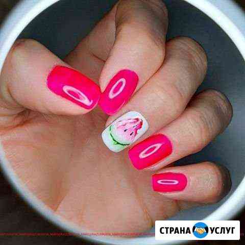 Наращивание ногтей, коррекция, маникюр, гель лак Шахты