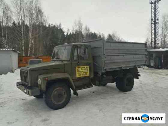 Боковая, задняя выгрузка, самосвал, материалы Ярославль