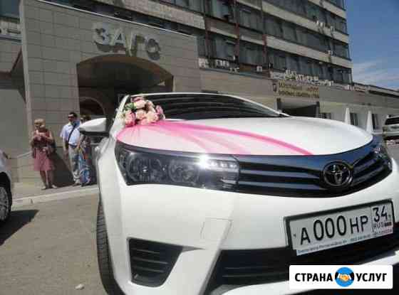 Авто прокат toyota corolla - кортеж на свадьбу Волгоград