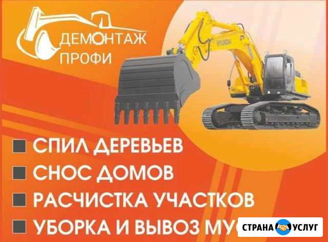 Расчистка участка. Снос домов. Спил деревьев Лаишево - изображение 1