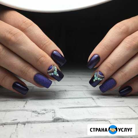 Маникюр +покрытие гель-лаком,наращивание гелем,укр Псков - изображение 1