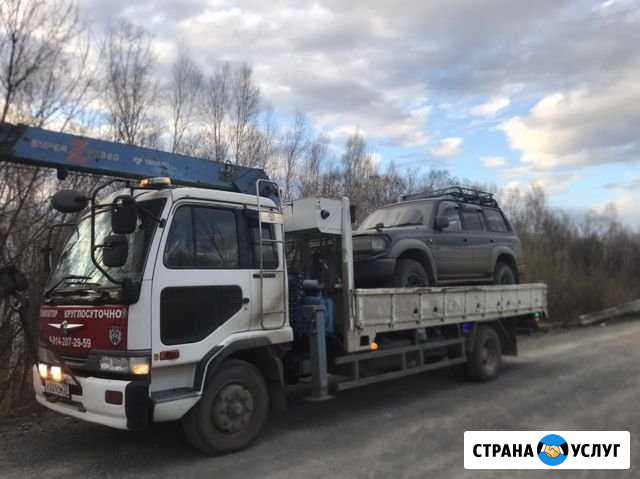 Услуги эвакуатора круглосуточно Комсомольск-на-Амуре - изображение 1