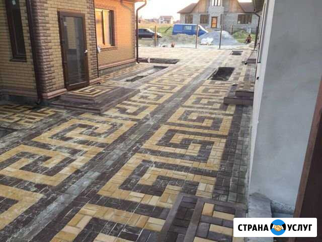 Укладка тротуарной плитки,водоотведение Губкин - изображение 1
